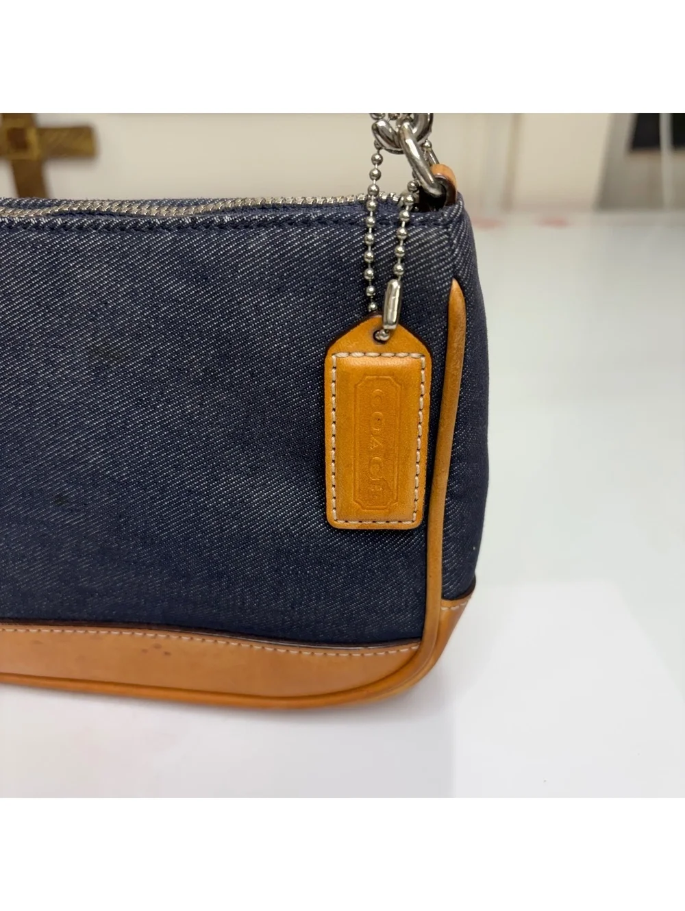 Coach Demi denim mini shoulder bag 2002 Y2K vintage